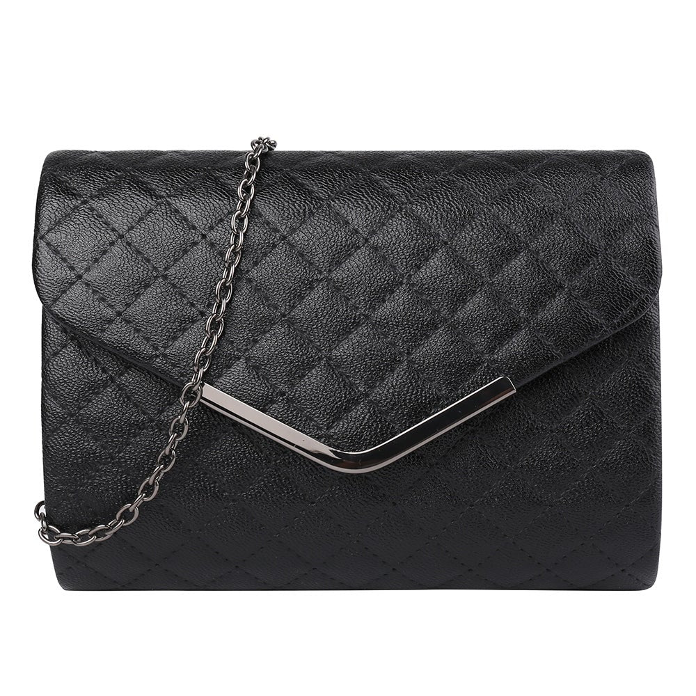 Women Handbag Elegant Quilted Clutch