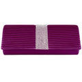 Women's Diamante Clutch Purse Bag